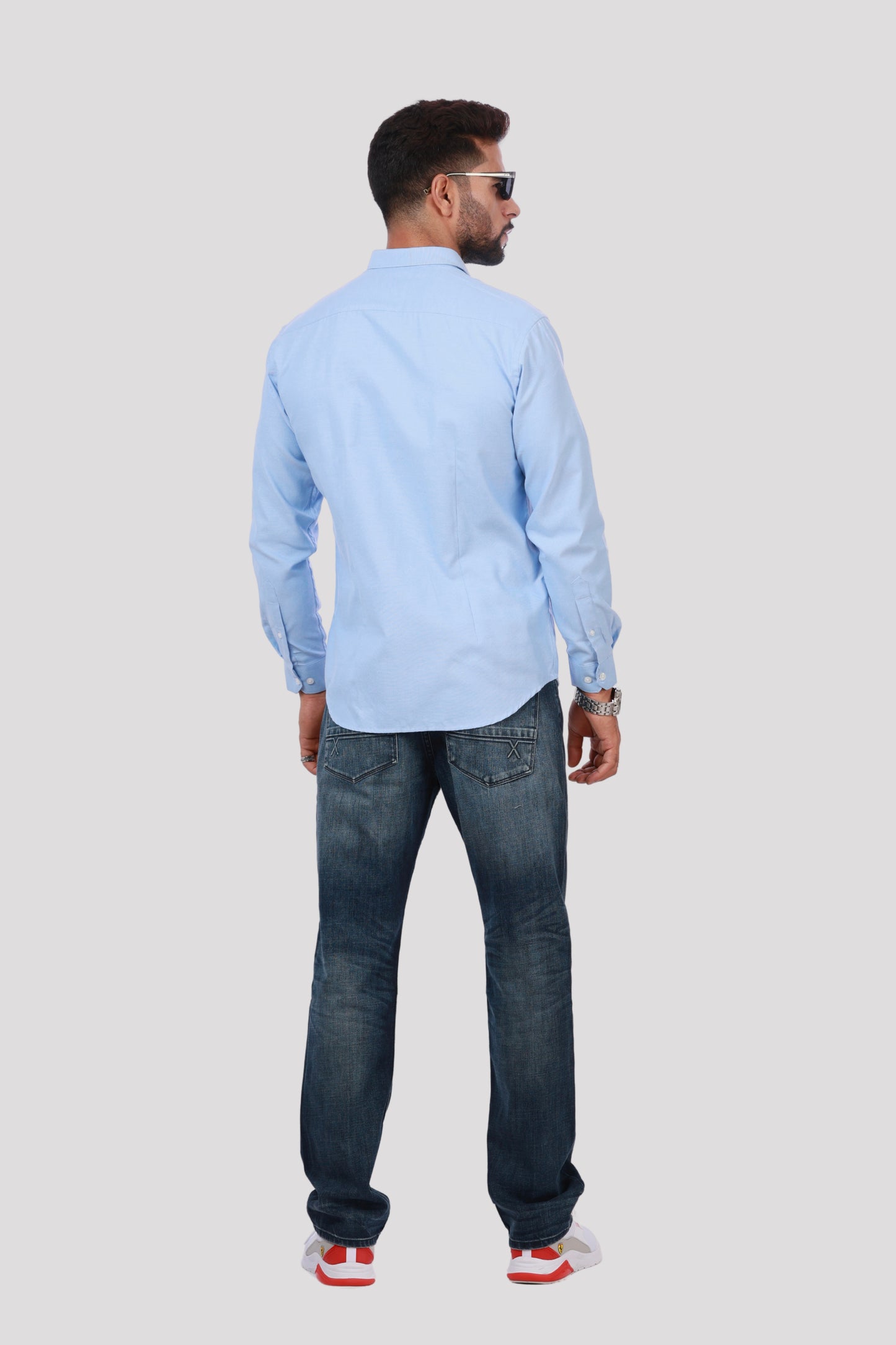 Blue Oxford Cotton Shirt