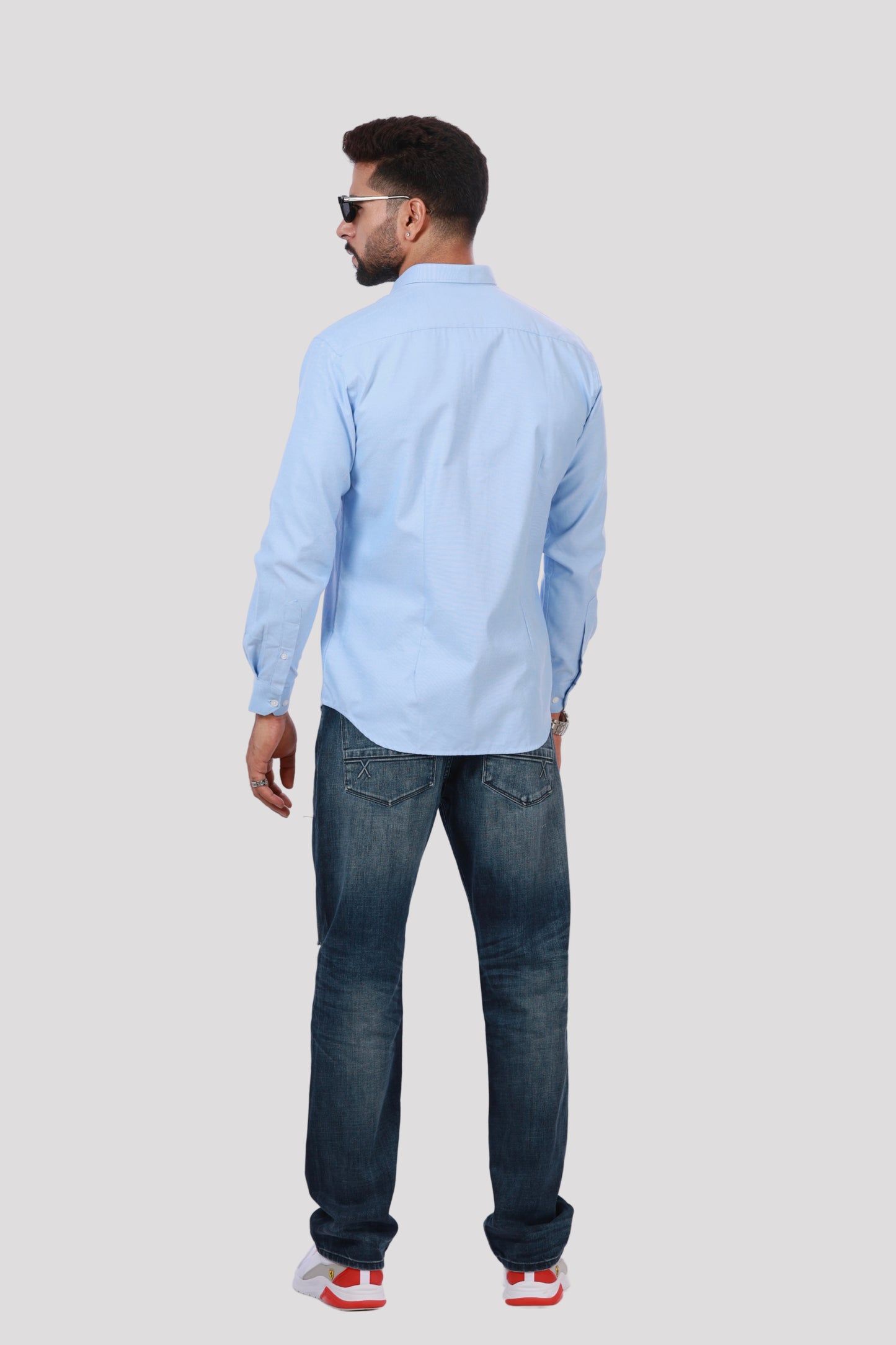 Blue Oxford Cotton Shirt