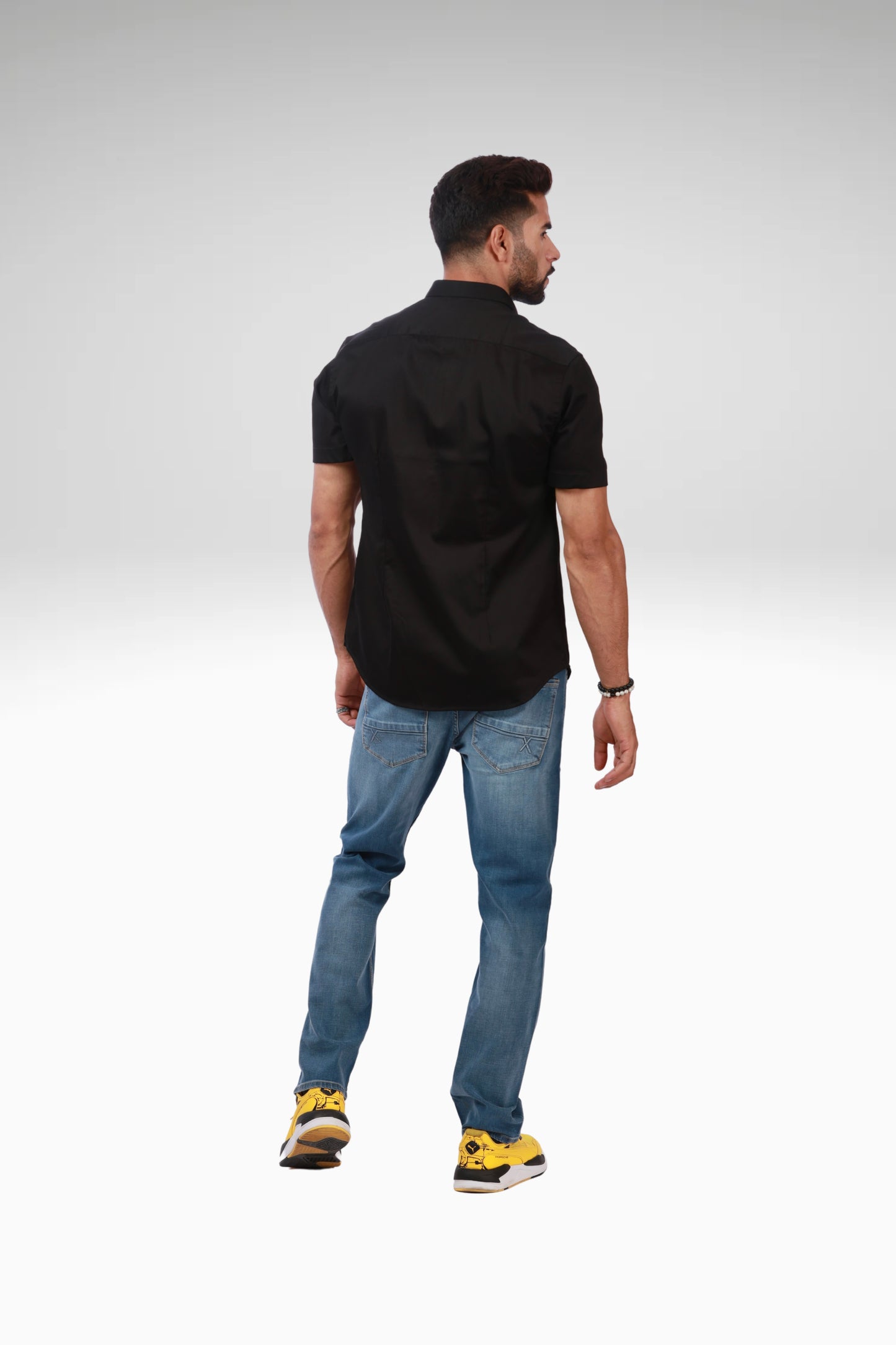 Half Sleeve Black Shirt