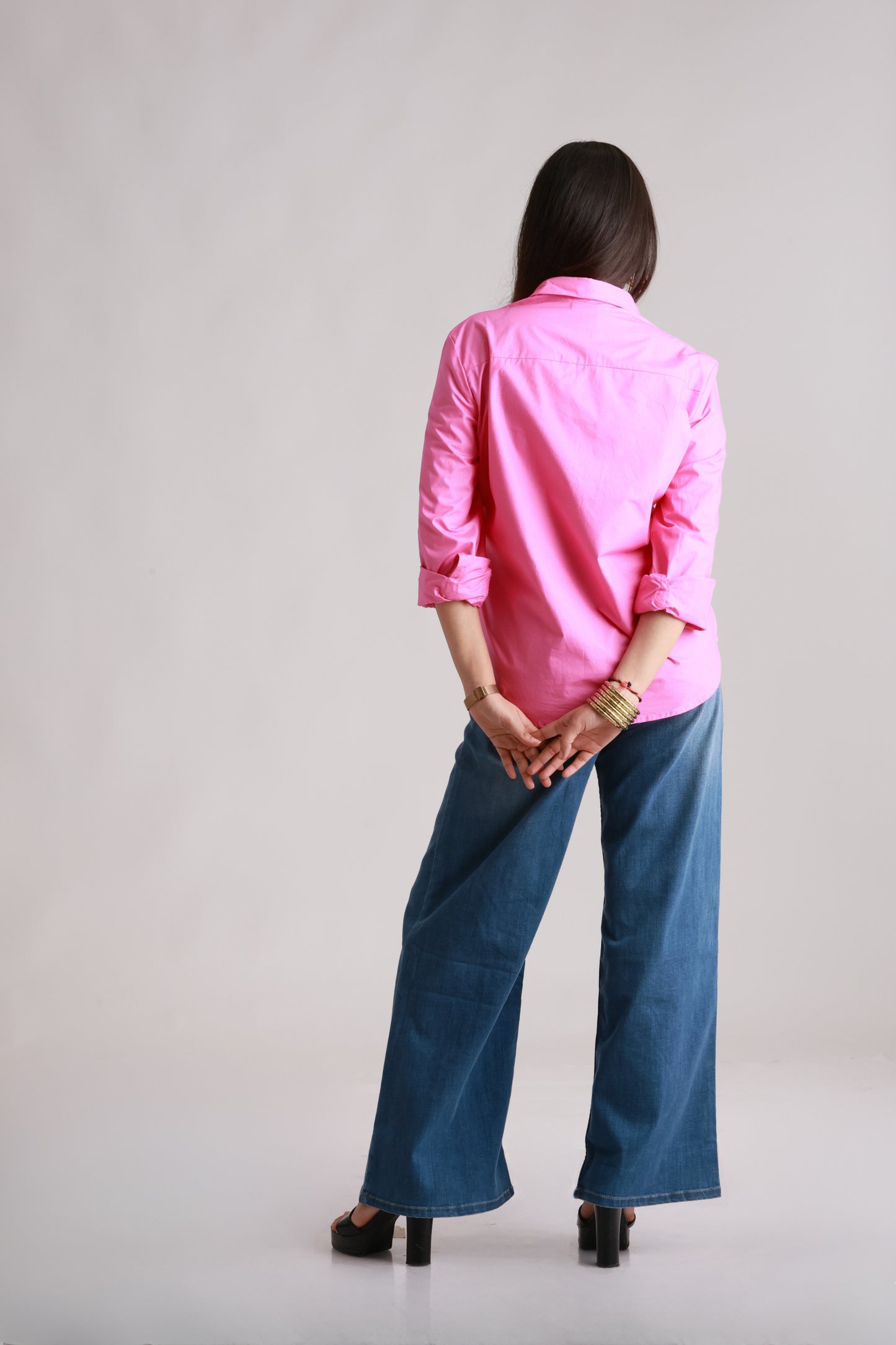 Pink Poplin Shirt