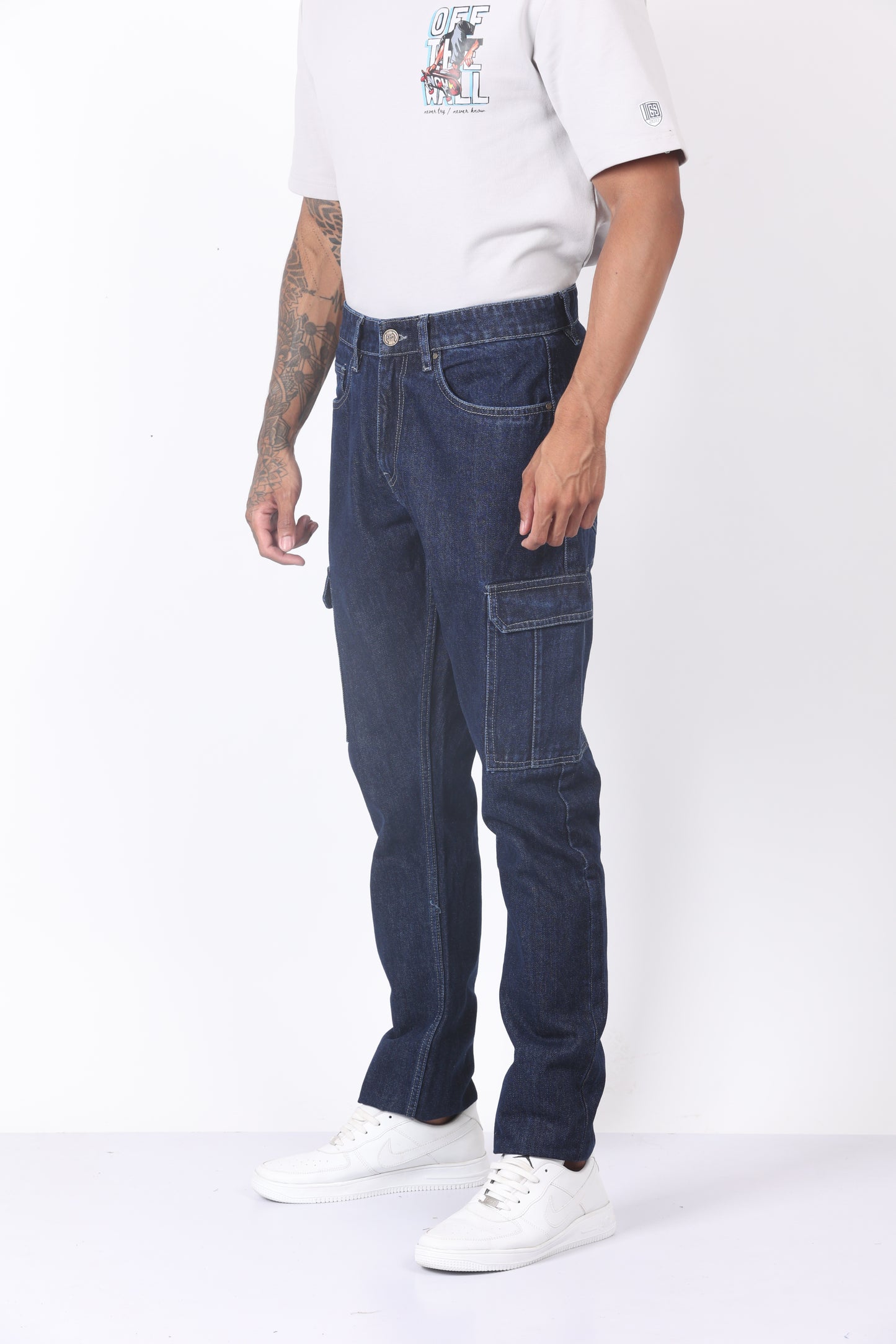 Blue Cargo Denim