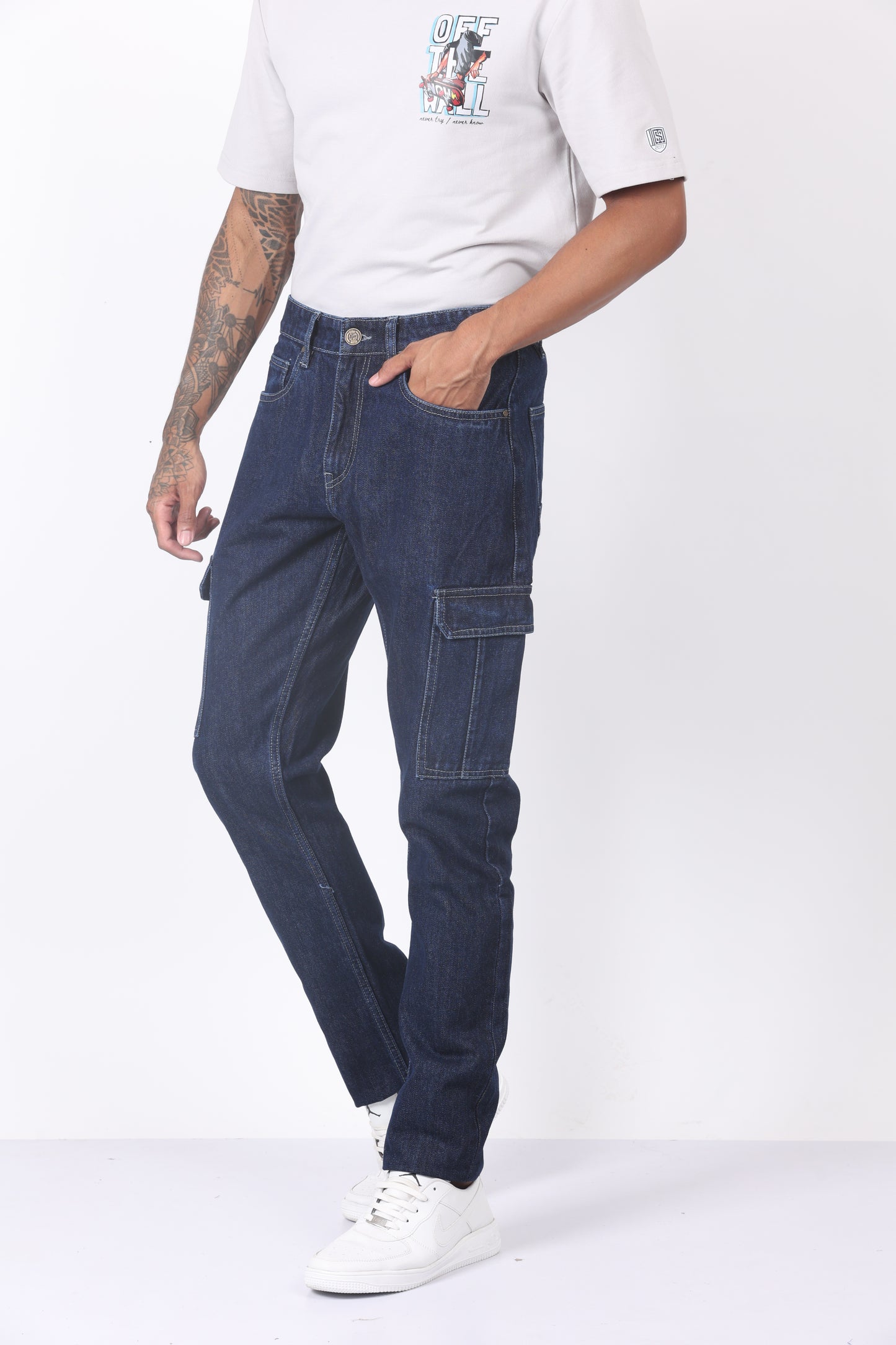 Blue Cargo Denim