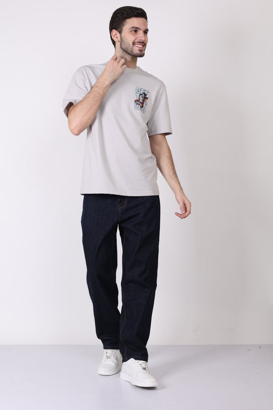 Navy blue baggy fit
