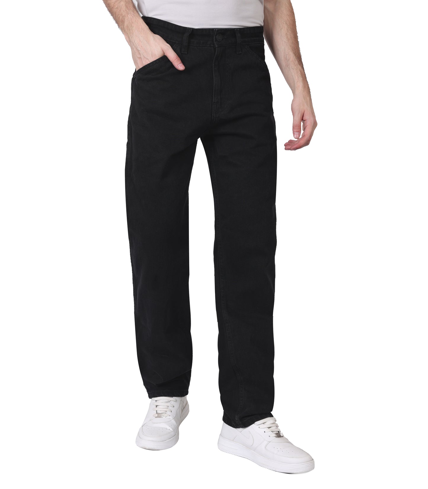 Black Cargo Denim