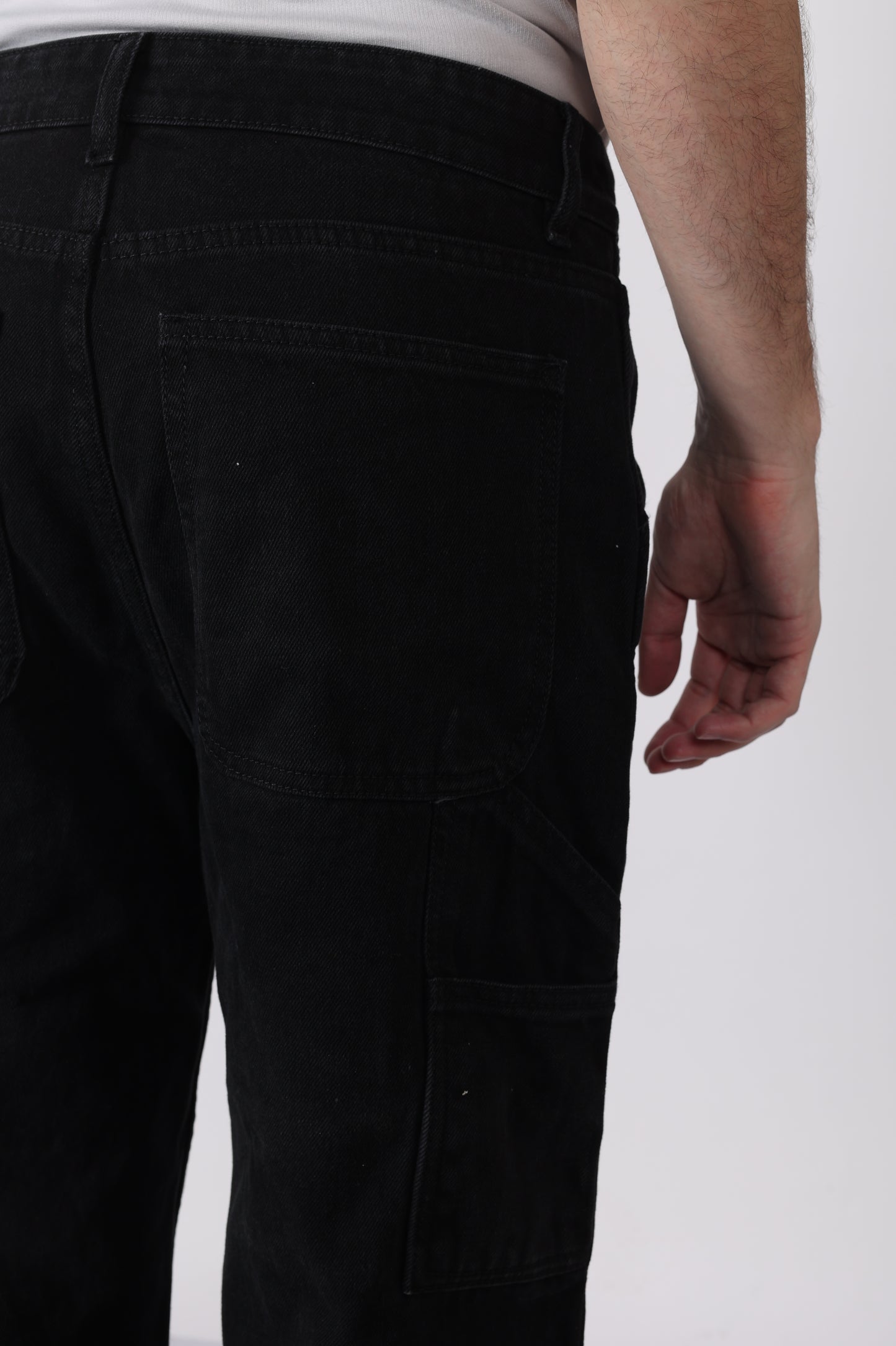 Black Cargo Denim