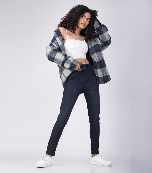 Dark Blue narrow fit