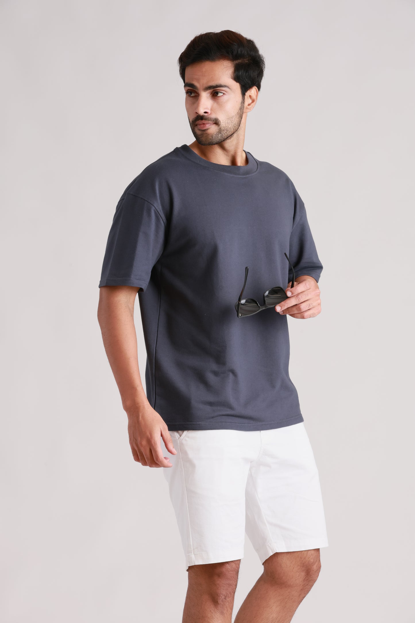 Plain Oversized Slate Grey Tshirt