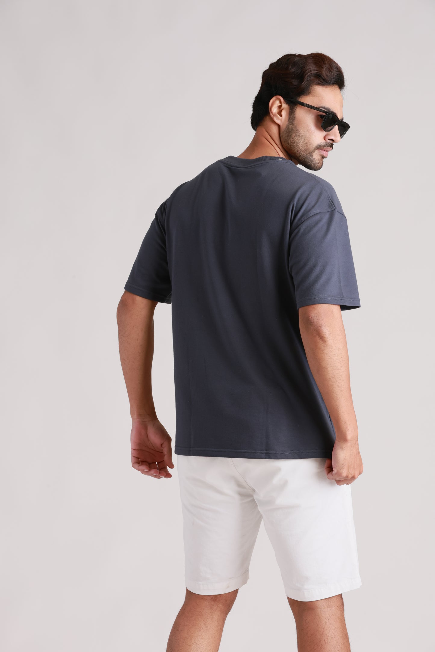 Plain Oversized Slate Grey Tshirt