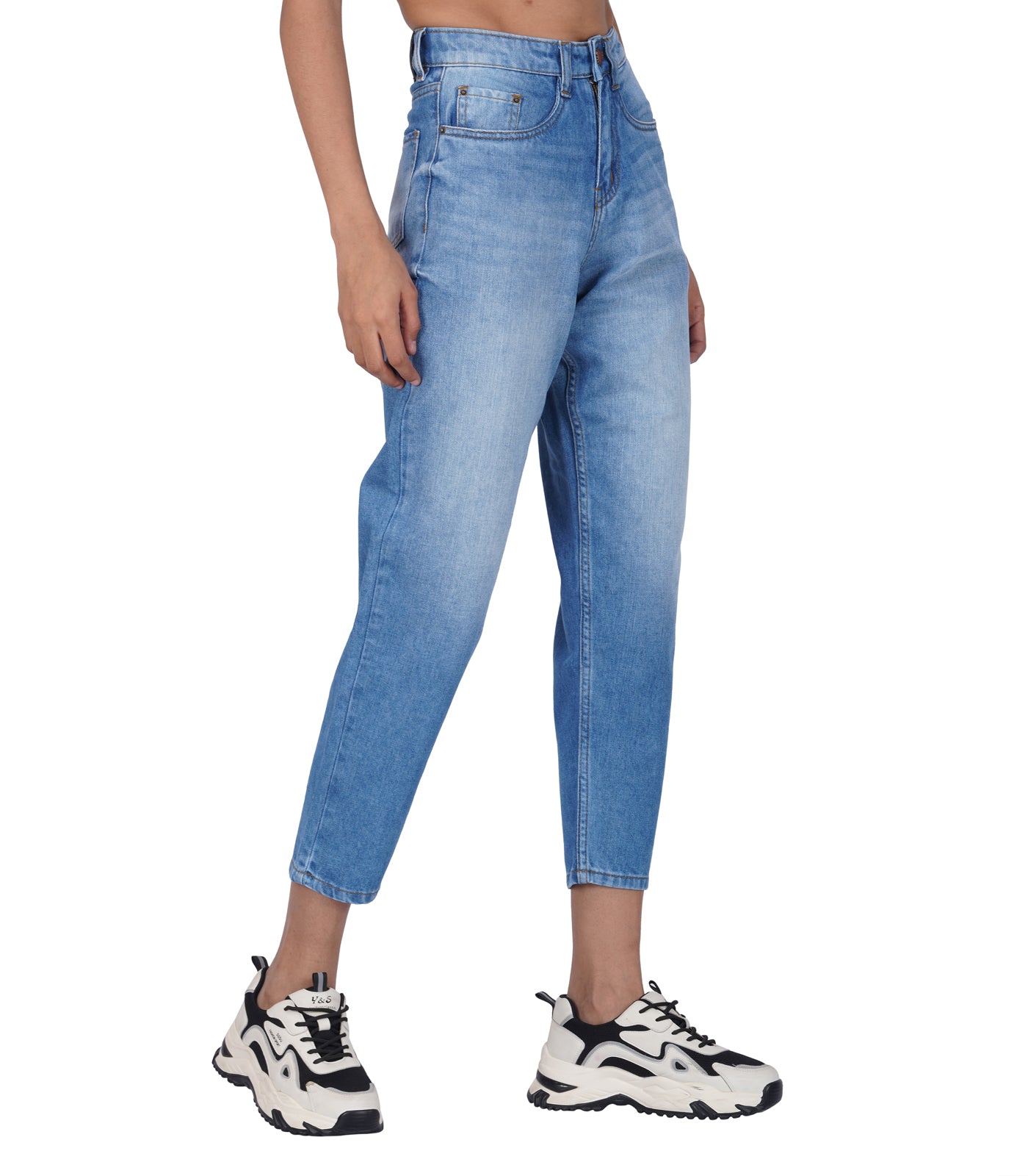 Wash ankle length denim