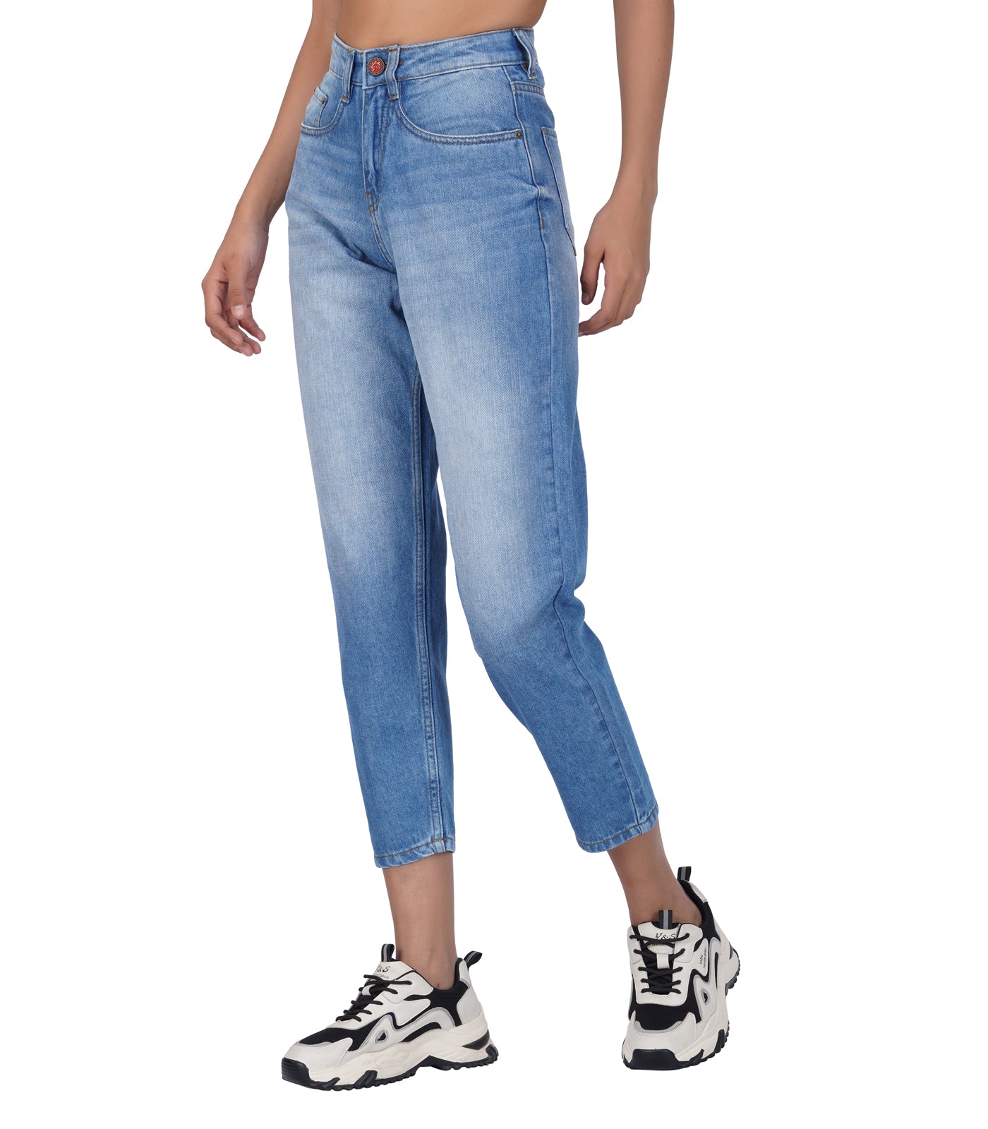 Wash ankle length denim