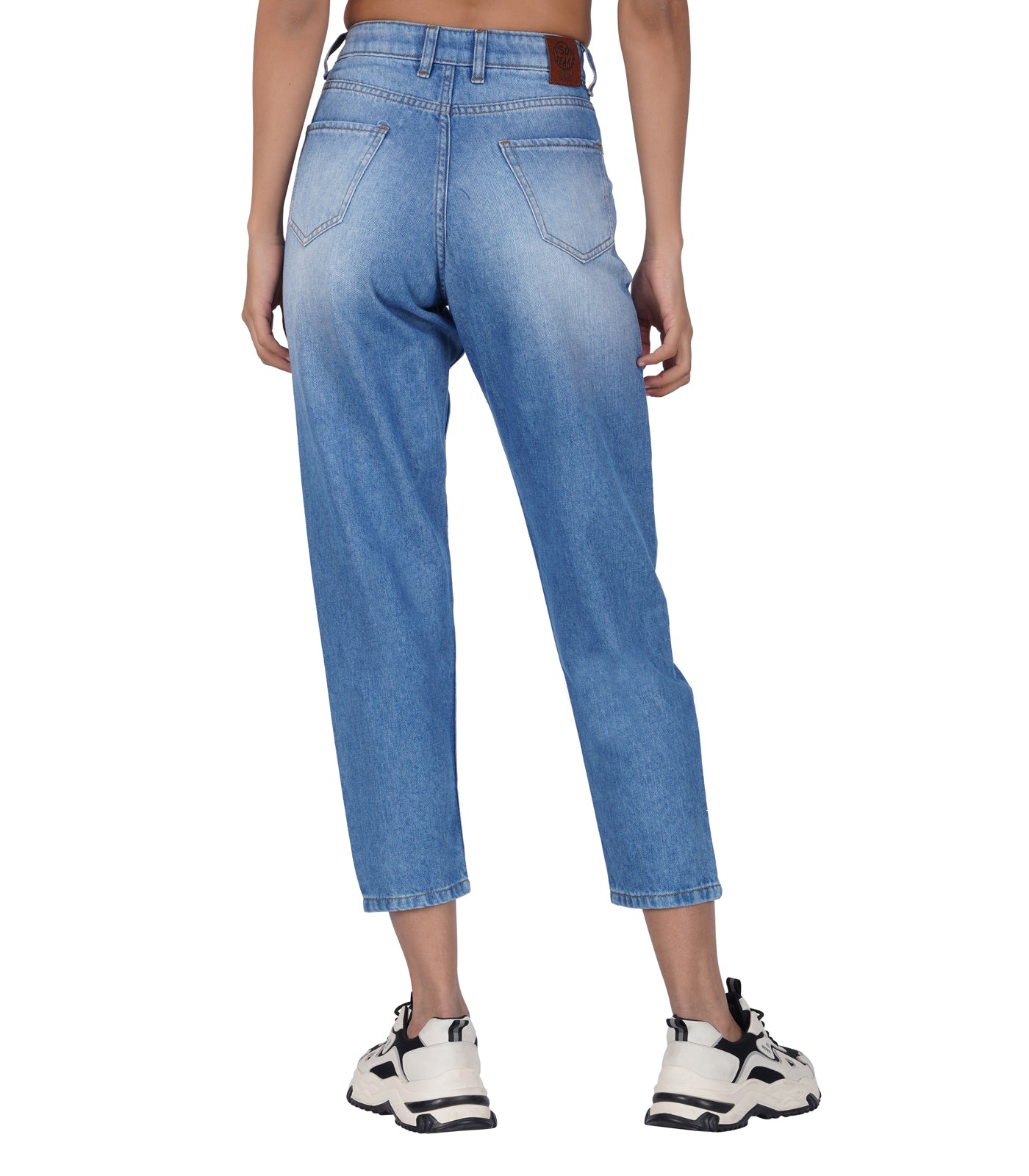 Wash ankle length denim