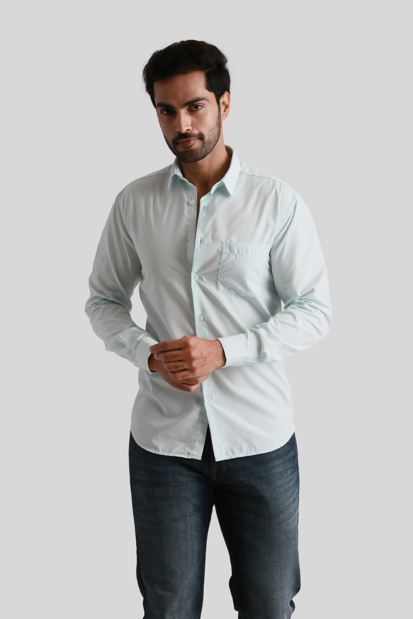 Light Green Full Sleeve Shirt