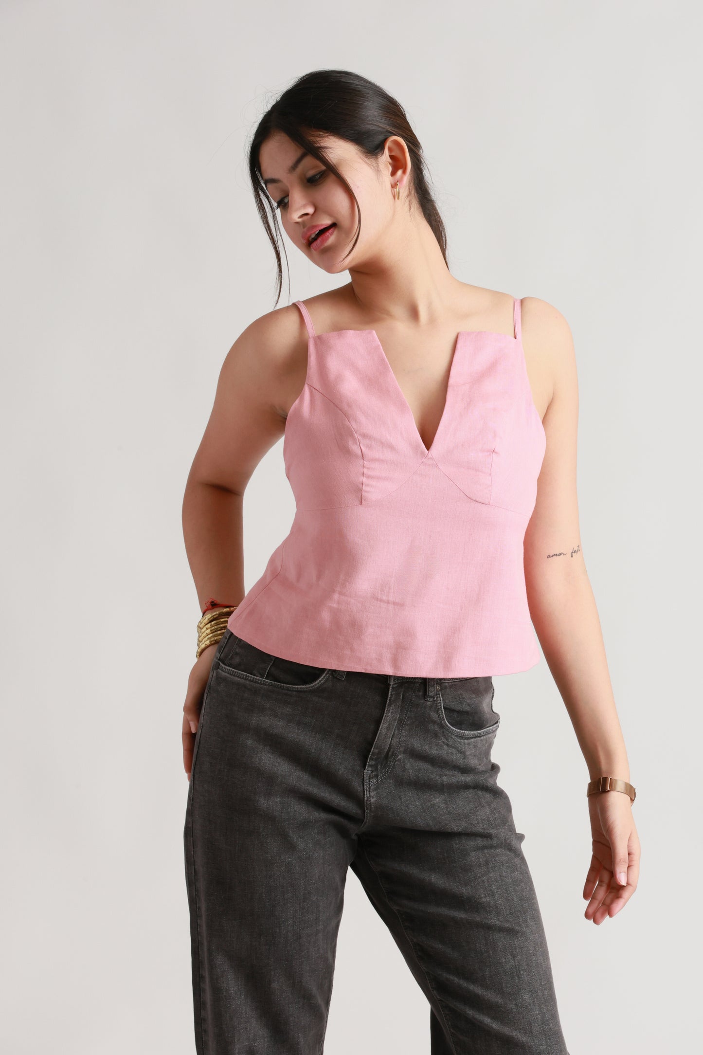 Light Pink Cotton Top