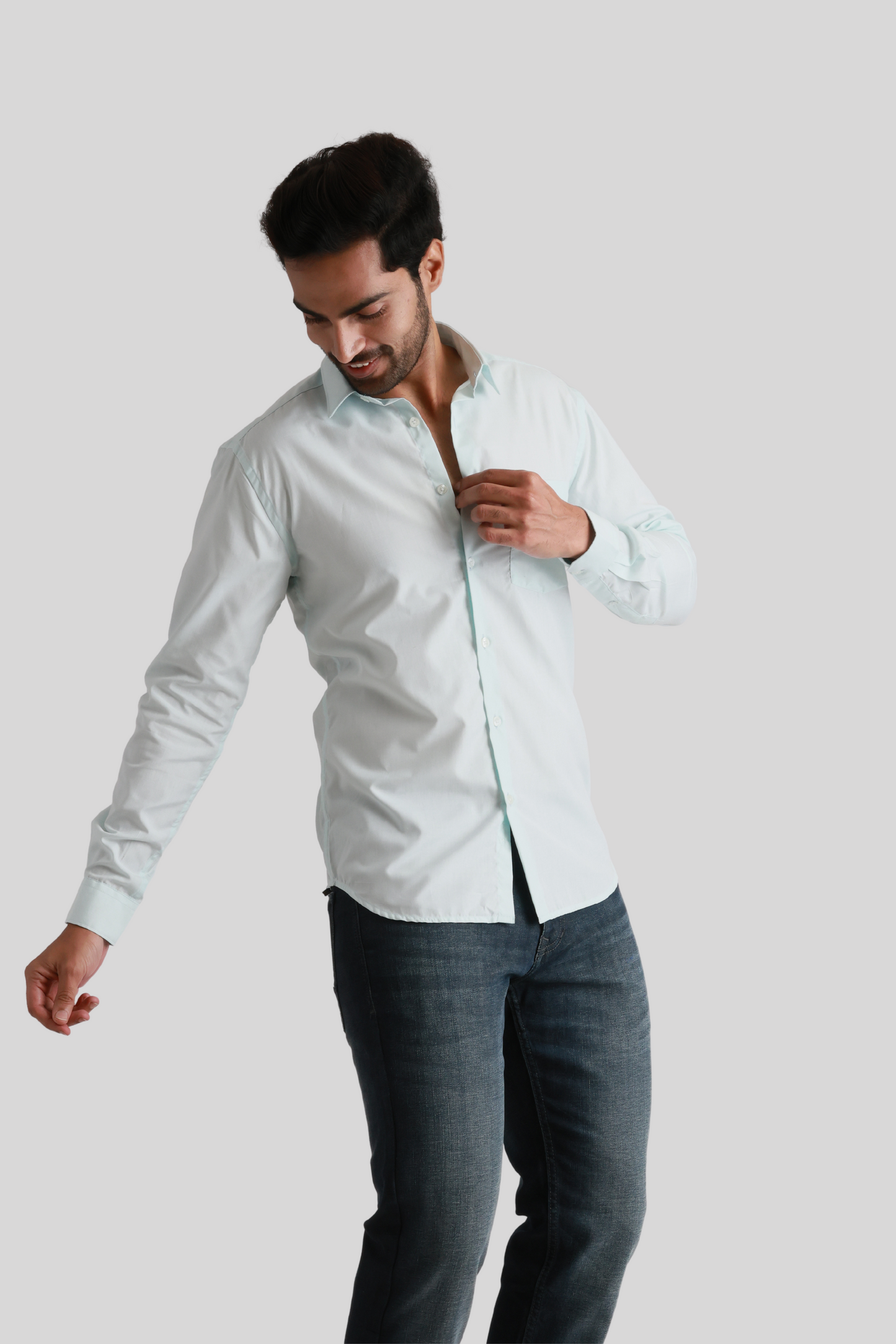 Light Green Full Sleeve Shirt