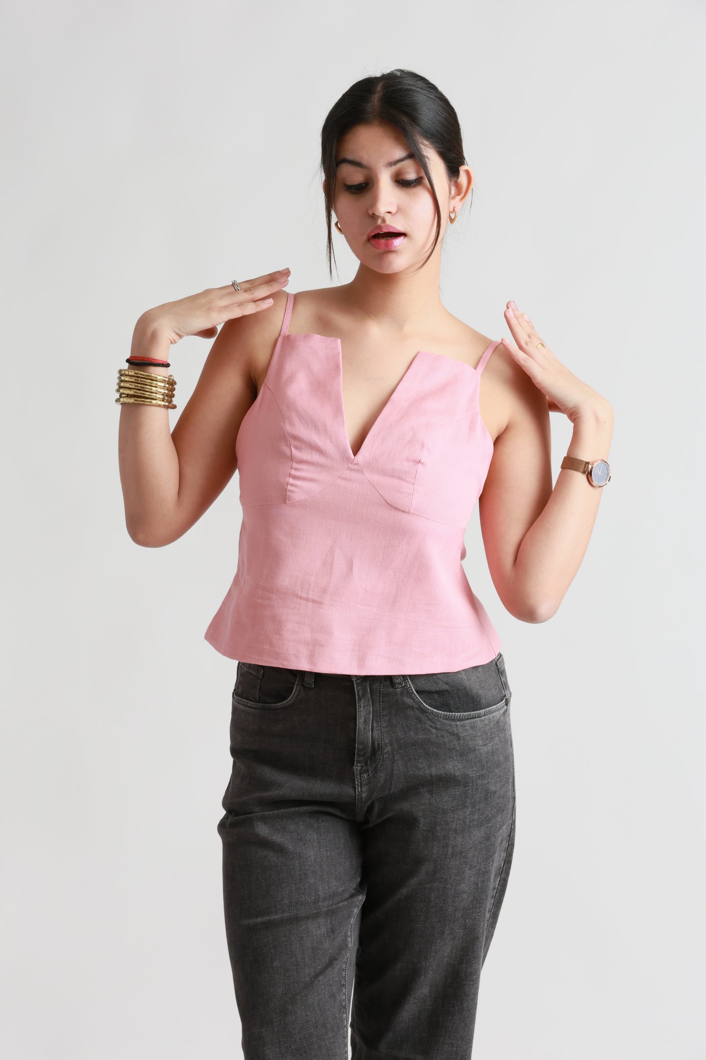 Light Pink Cotton Top