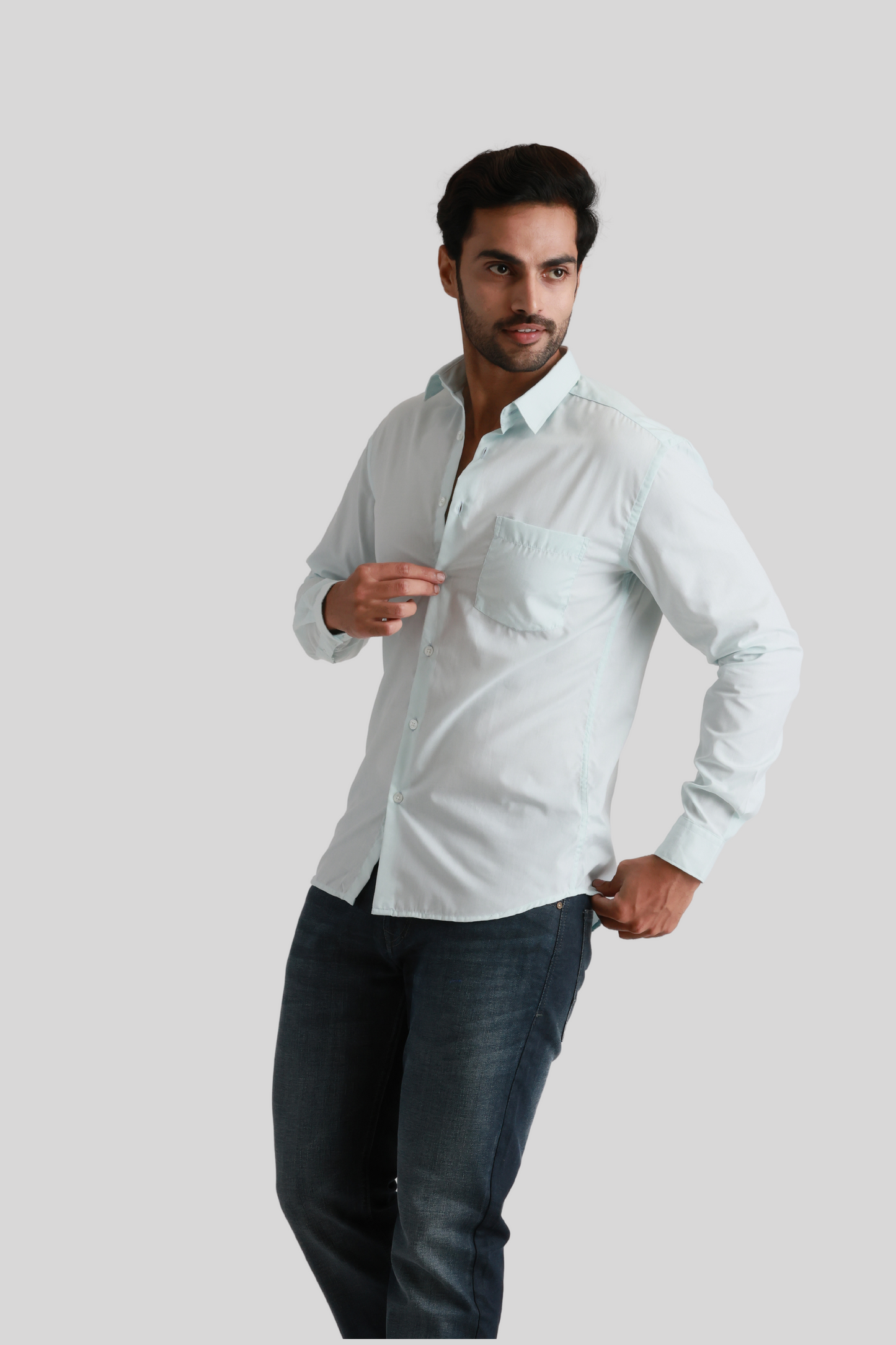 Light Green Full Sleeve Shirt