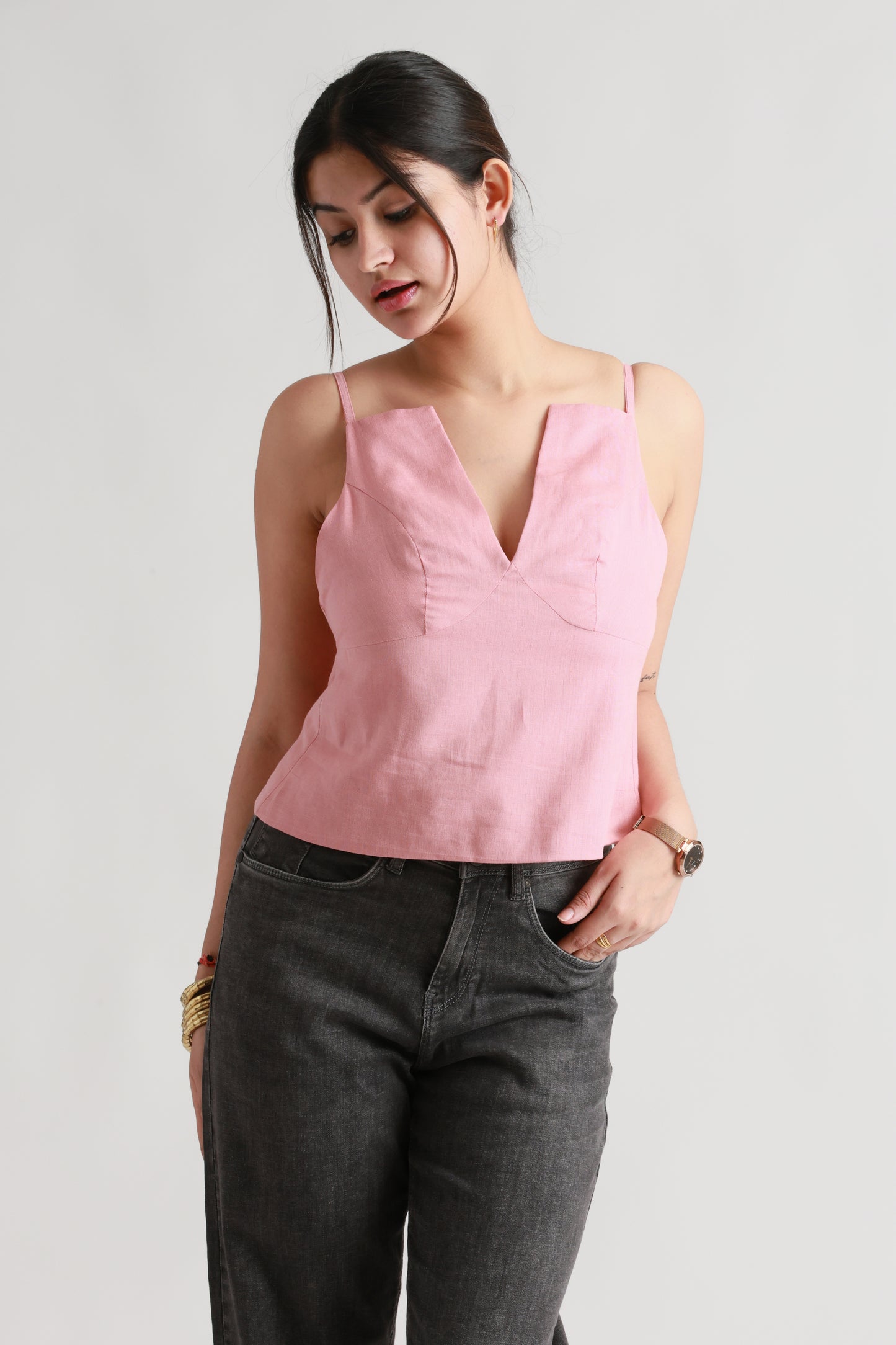 Light Pink Cotton Top