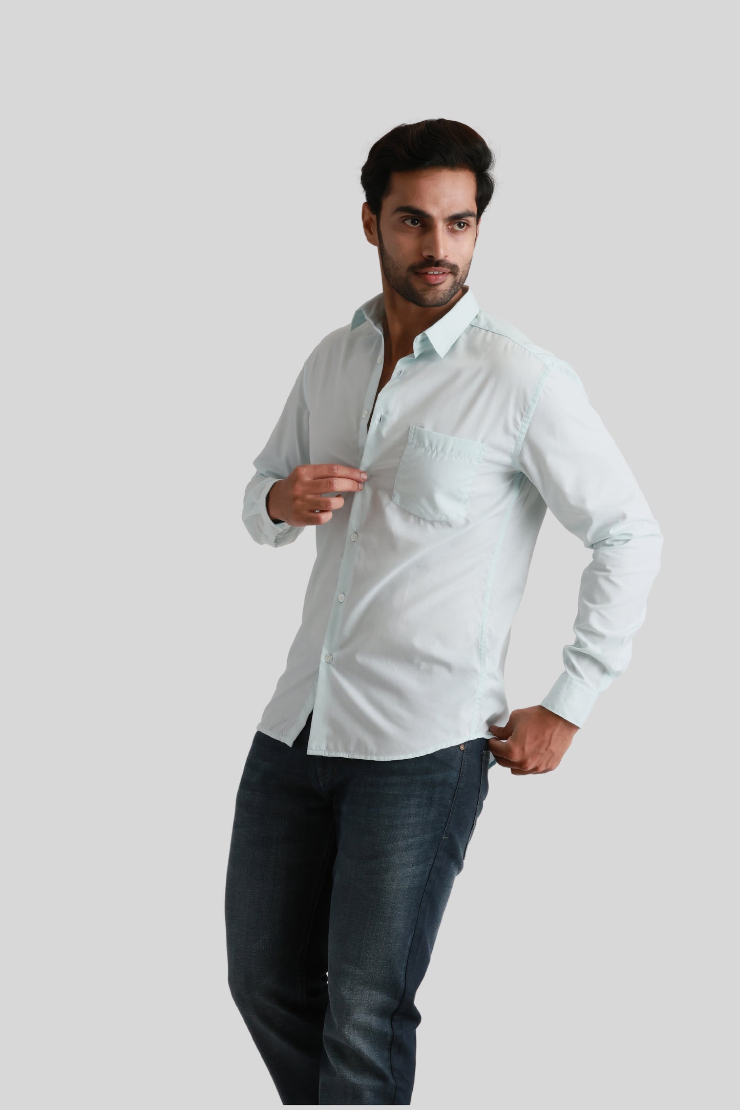 Light Green Full Sleeve Shirt