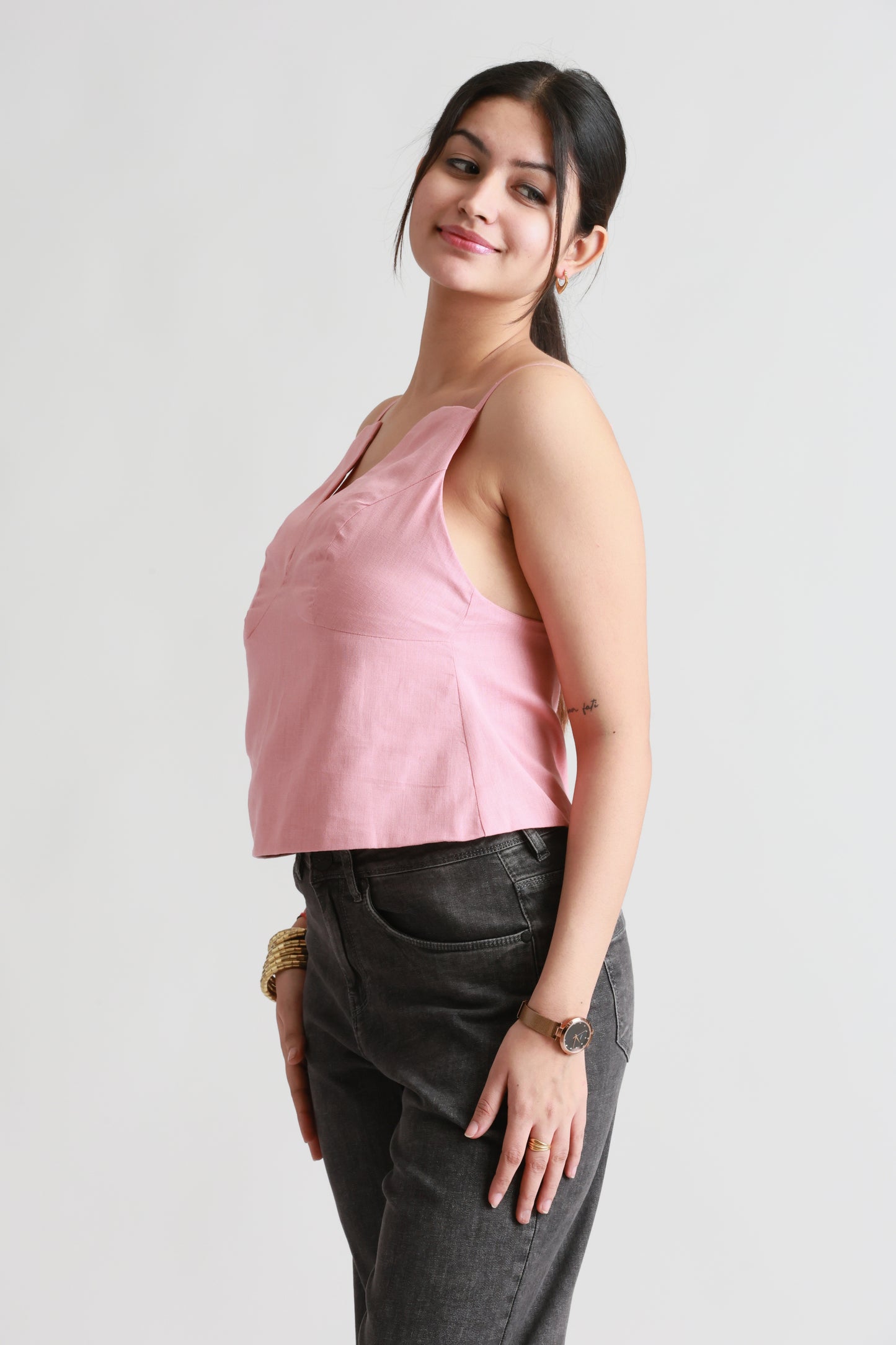 Light Pink Cotton Top